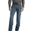 Ariat Men's M4 Rebar Distressed Low Rise Relaxed Bootcut Work Jeans