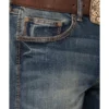 Wrangler Retro Men's Bozeman Medium Wash Low Rise Slim Straight Jeans