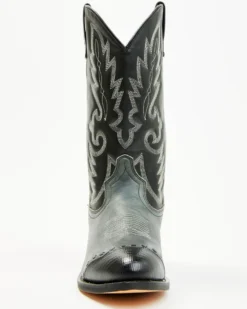 Laredo Men's Lizard Print Wingtip Western Boots - Pointed Toe -Men's Western Denim Store 038367 80 P4