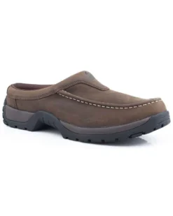 Roper Men's Performance Lite Open Back Slip-On Casual Shoes - Moc Toe