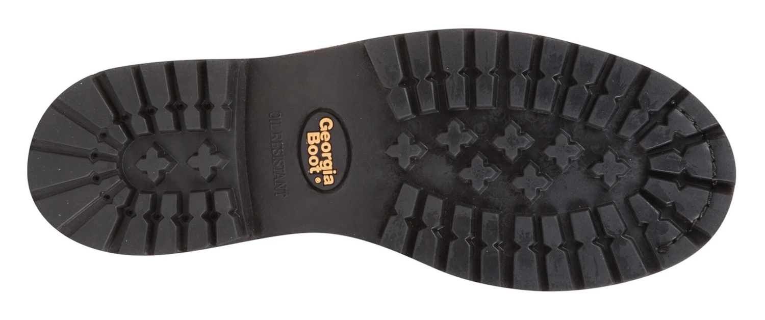 Georgia Boot Men's Waterproof 8" Low Heel Logger Work Boots - Round Toe 3 Georgia Boot Men's Waterproof 8" Low Heel Logger Work Boots - Round Toe - Image 3