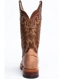 Tony Lama Men's San Saba Vintage Full Quill Ostrich Western Boots - Broad Square Toe 23 Tony Lama Men's San Saba Vintage Full Quill Ostrich Western Boots - Broad Square Toe -Men's Western Denim Store 066814 47 P5