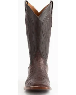 Ferrini Men's Caiman Belly Western Boots - Broad Square Toe -Men's Western Denim Store 066823 47 P4