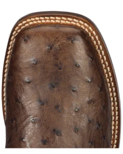 Dan Post Men's Alamosa Full Quill Ostrich Western Boots - Broad Square Toe -Men's Western Denim Store 066921 47 TP