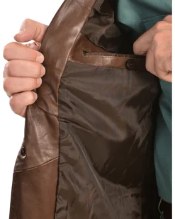 Scully Lamb Leather Blazer - Reg -Men's Western Denim Store 082874 47 D1