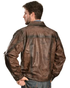 Kobler Leather Men's Rusty Leather Jacket -Men's Western Denim Store 082D89 41 P2