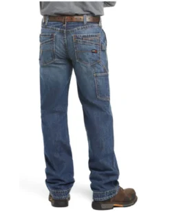 Ariat Men's FR M4 Relaxed Workhorse Relaxed Fit Bootcut Jeans -Men's Western Denim Store 0862U6 7030 P2