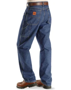 Wrangler Men's Riggs FR Carpenter Relaxed Fit Work Jeans -Men's Western Denim Store 086522 7001 P1