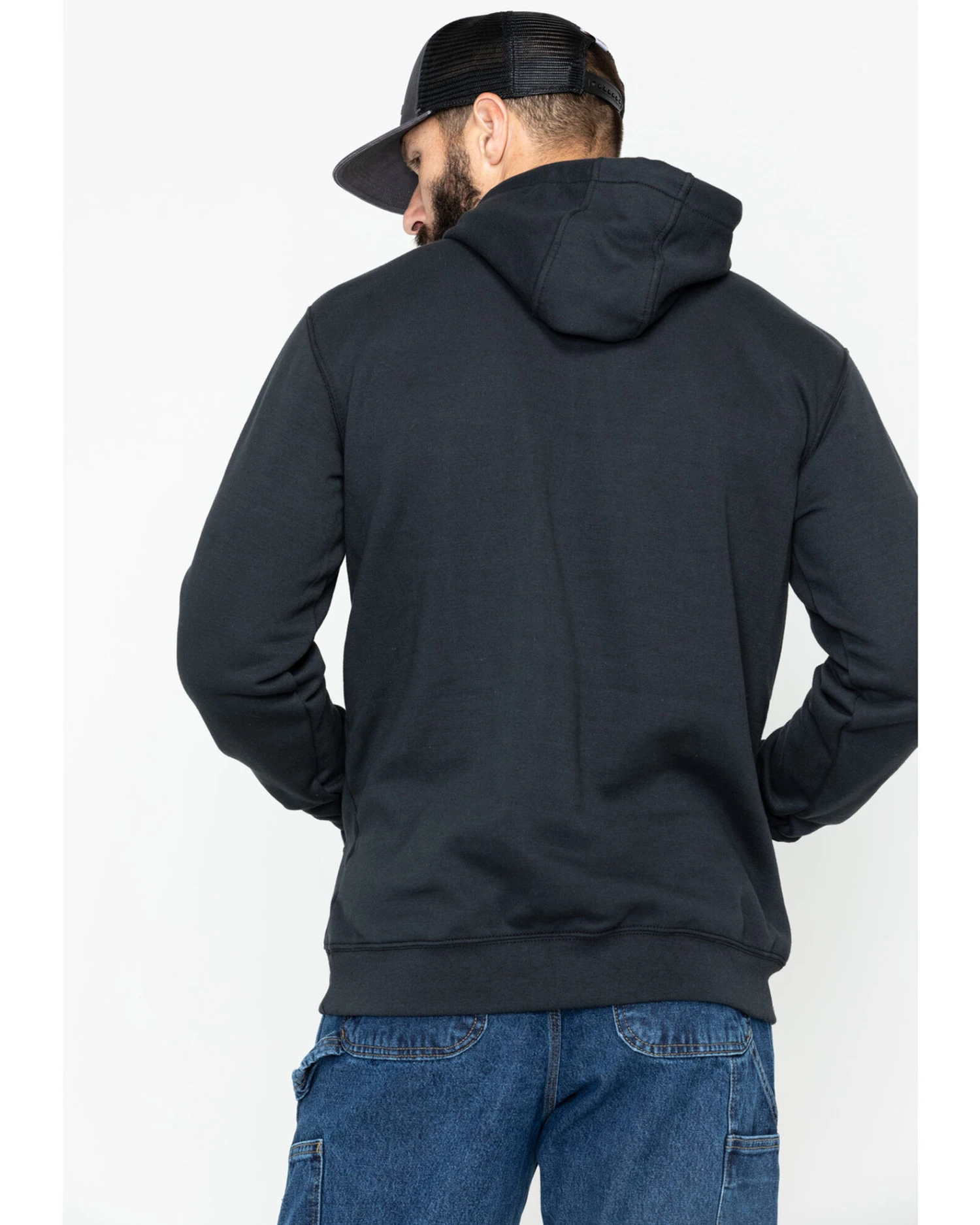 Carhartt Men's Loose Fit Midweight Logo Sleeve Graphic Hooded Sweatshirt 6 Carhartt Men's Loose Fit Midweight Logo Sleeve Graphic Hooded Sweatshirt - Image 6