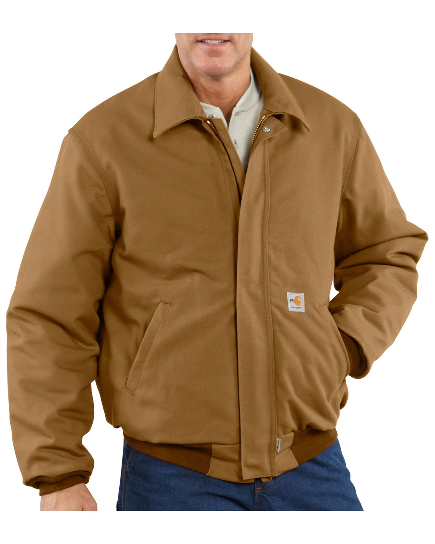 Carhartt Men's FR Duck Bomber Jacket 5 Carhartt Men's FR Duck Bomber Jacket - Image 5