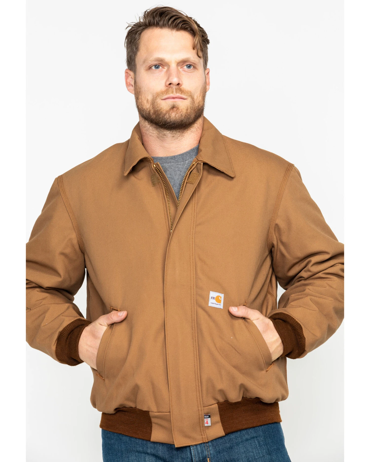 Carhartt Men's FR Duck Bomber Jacket 8 Carhartt Men's FR Duck Bomber Jacket - Image 8