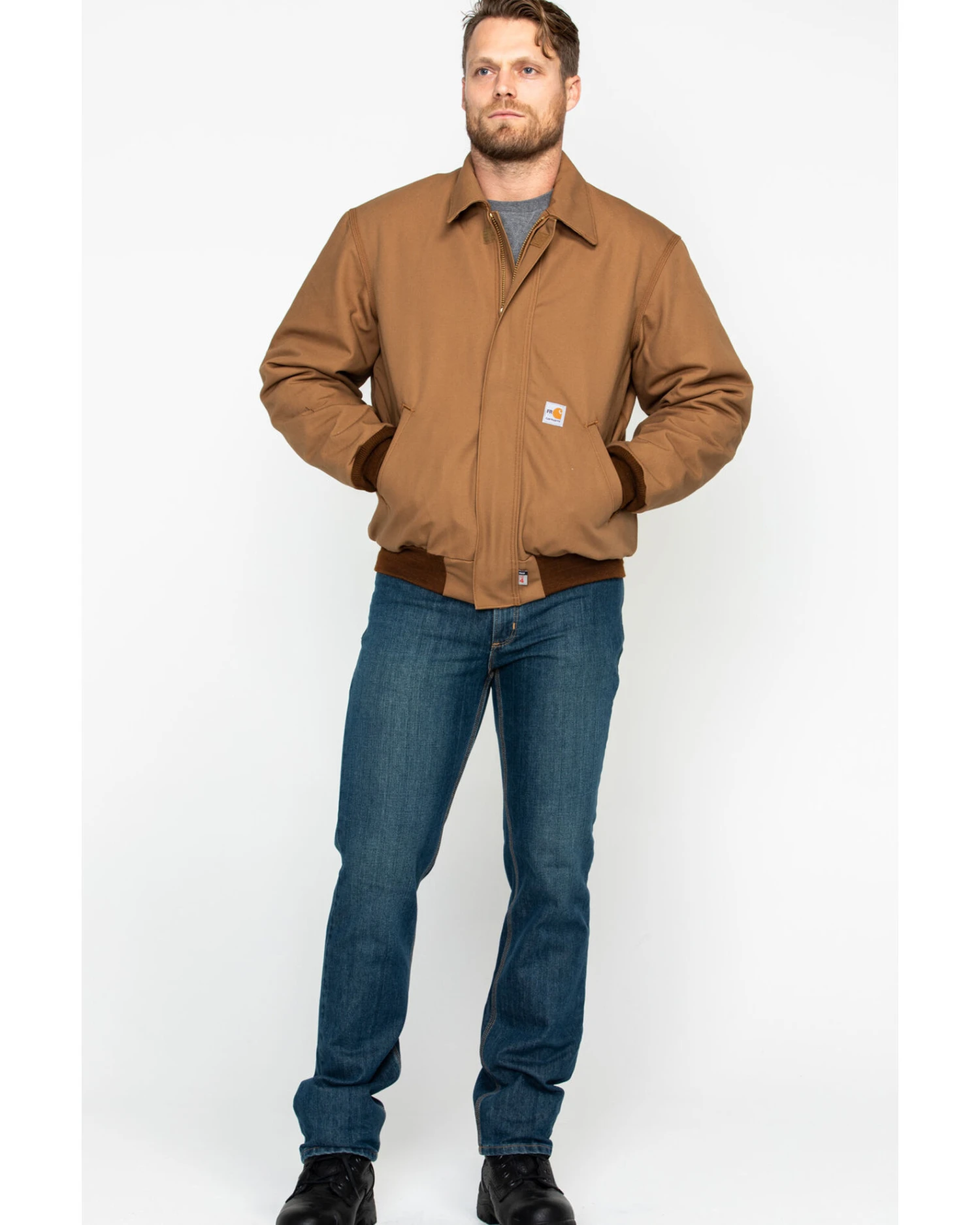 Carhartt Men's FR Duck Bomber Jacket 2 Carhartt Men's FR Duck Bomber Jacket - Image 2