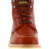 Wolverine Men's Wedge Sole Lace-Up Leather Work Boots - Moc Toe
