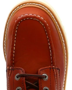 Wolverine Men's Wedge Sole Lace-Up Leather Work Boots - Moc Toe -Men's Western Denim Store 1000002637 220 TP