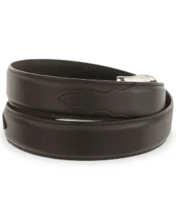 Tony Lama Men's Longhorn Leather Dress Belt - Reg & Big