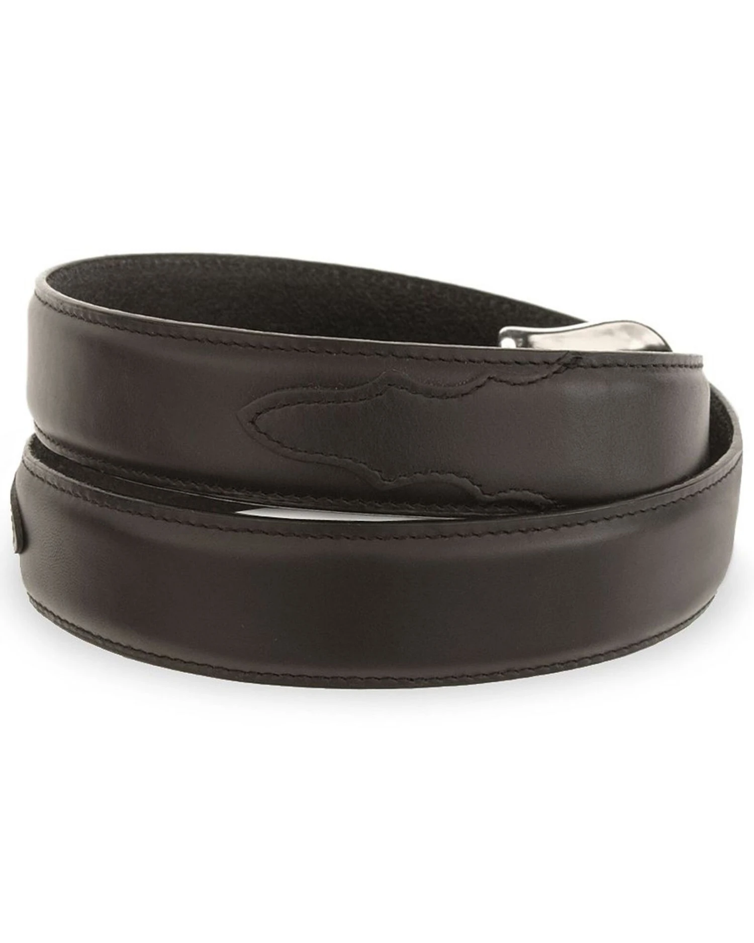 Tony Lama Men's Longhorn Leather Dress Belt - Reg & Big 1 Tony Lama Men's Longhorn Leather Dress Belt - Reg & Big
