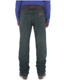 Wrangler 20X Men's Root Beer Advanced Comfort Competition Relaxed Bootcut Jeans -Men's Western Denim Store 2000169978 402 P2