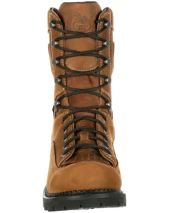 Georgia Boot Men's Waterproof Logger Work Boots - Round Toe