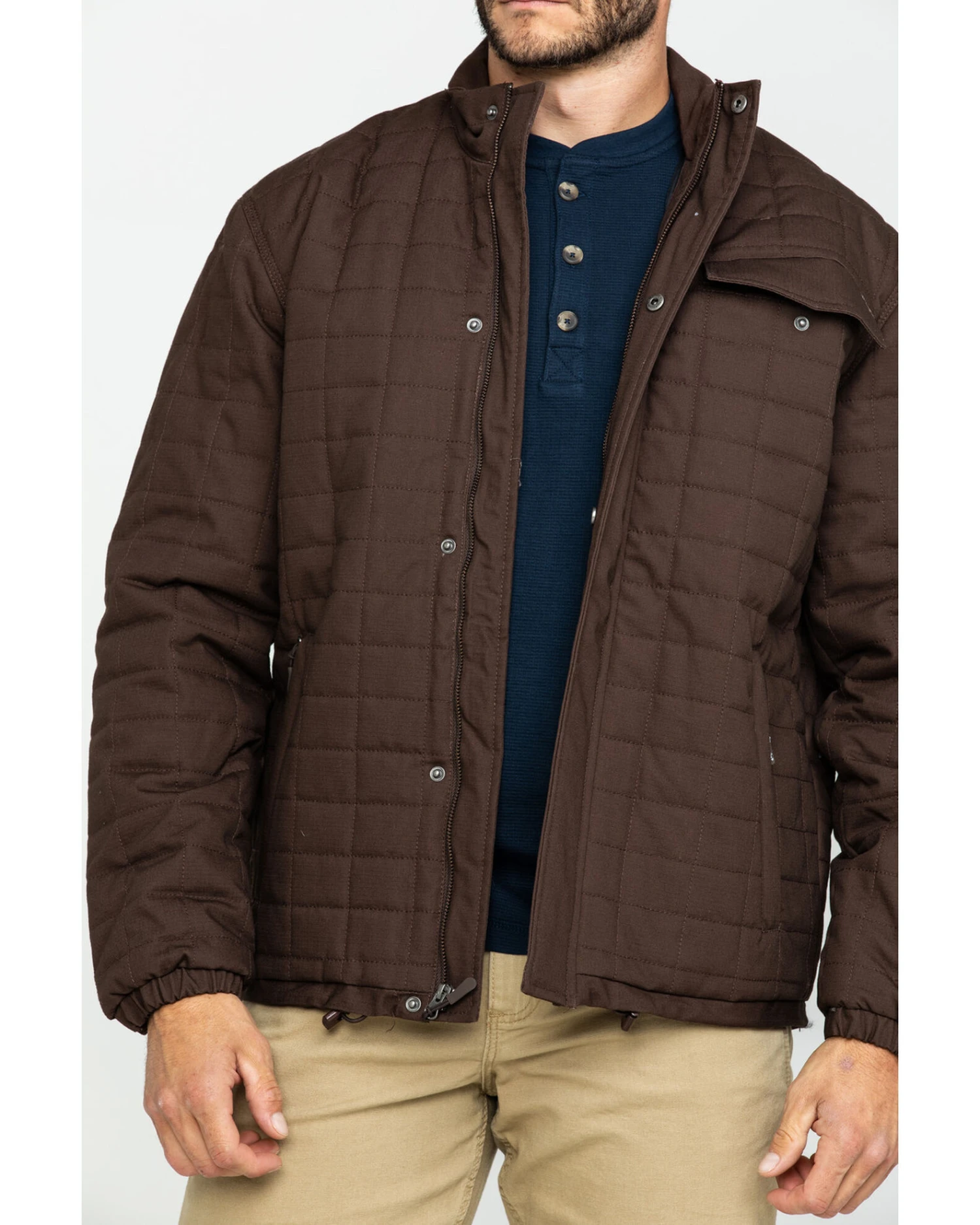 Wrangler Men's Chore Quilt Lined Jacket 5 Wrangler Men's Chore Quilt Lined Jacket - Image 5