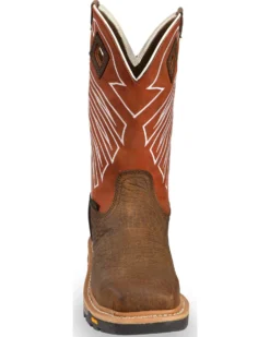 Justin Men's Roughneck EH Waterproof Work Boots - Steel Toe -Men's Western Denim Store 2000209602 200 FT