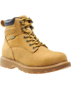 Wolverine Men's Floorhand Waterproof 6" Work Boots - Steel Toe -Men's Western Denim Store 2000214985 285 P1