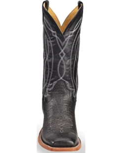 Tony Lama Men's Flat Cow Foot Western Boots - Square Toe -Men's Western Denim Store 2000215394 001 FT