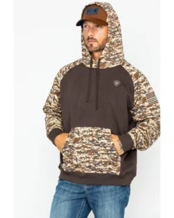Ariat Men's Patriot Desert Camo Hooded Sweatshirt -Men's Western Denim Store 2000219534 200 P1