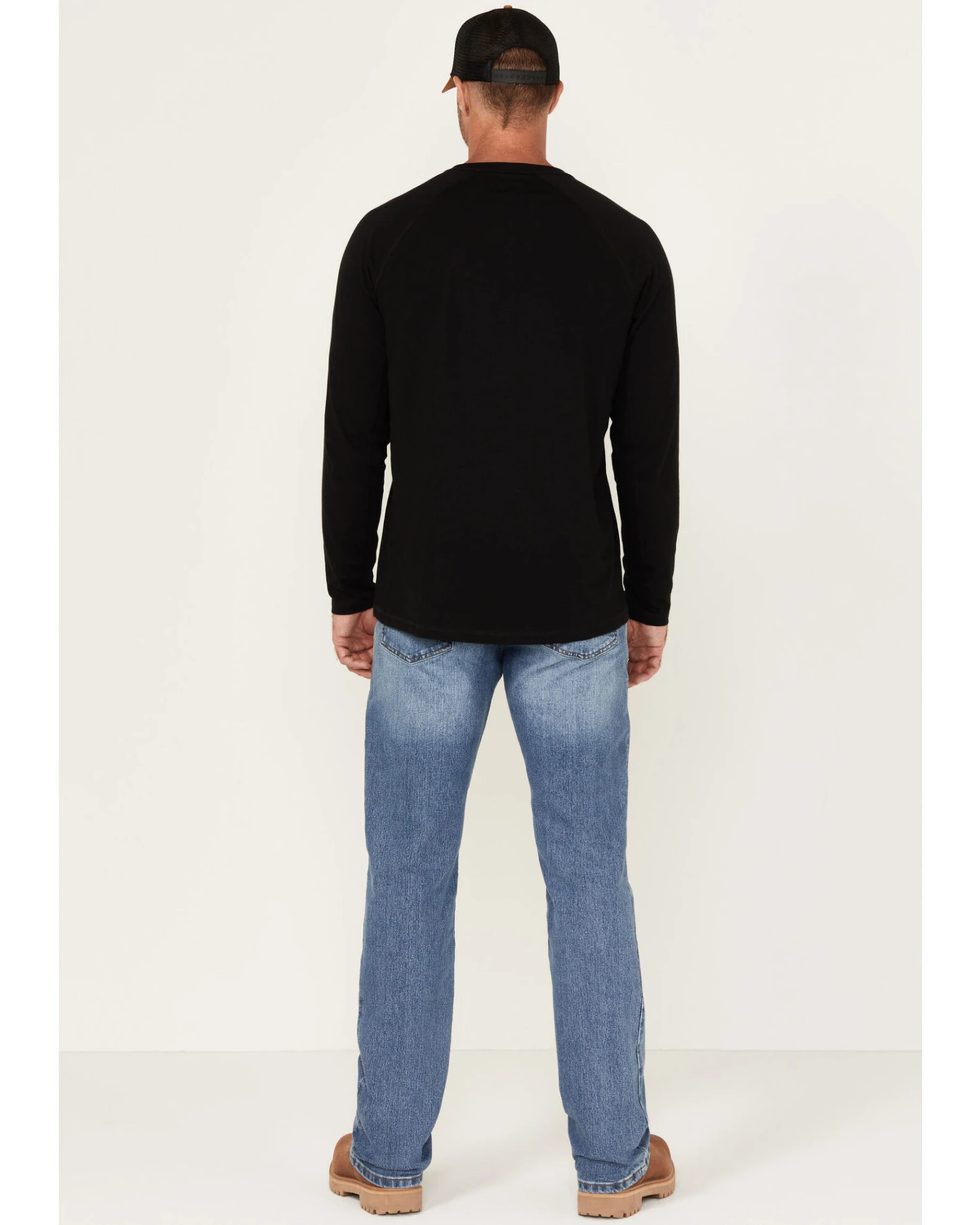 Ariat Men's Rebar M4 DuraStretch Haze Low Rise Bootcut Work Jeans 3 Ariat Men's Rebar M4 DuraStretch Haze Low Rise Bootcut Work Jeans - Image 3