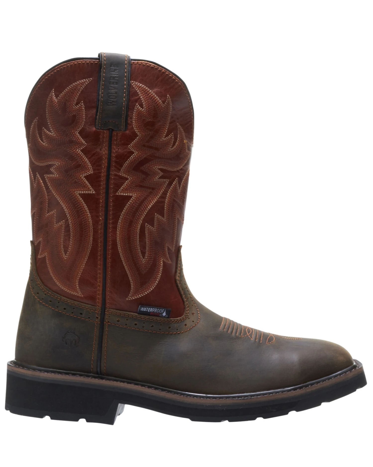 Wolverine Men's Rancher Waterproof Western Work Boots - Steel Toe 1 Wolverine Men's Rancher Waterproof Western Work Boots - Steel Toe