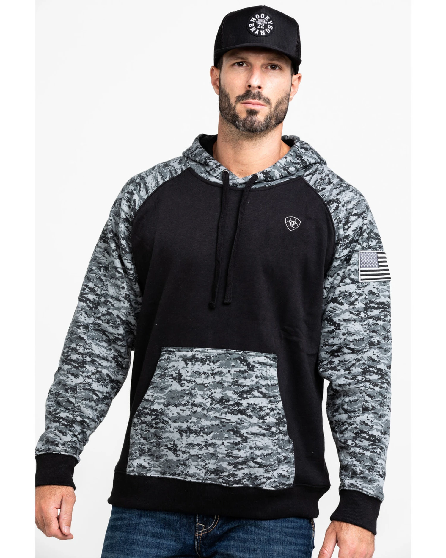 Ariat Men's Patriot Hooded Sweatshirt 1 Ariat Men's Patriot Hooded Sweatshirt
