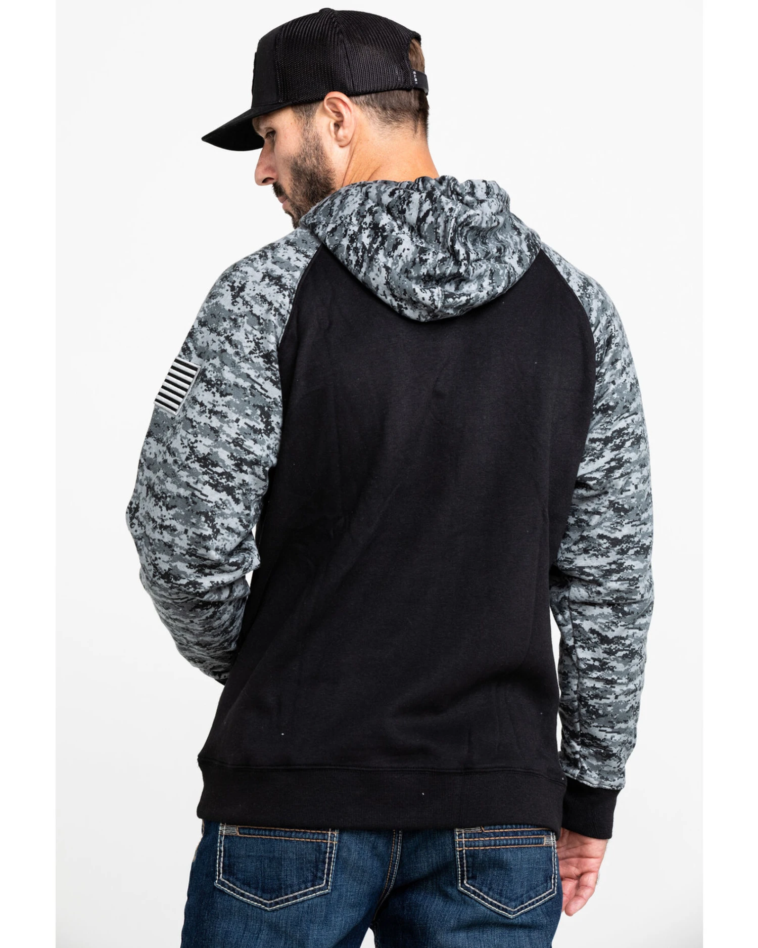 Ariat Men's Patriot Hooded Sweatshirt 5 Ariat Men's Patriot Hooded Sweatshirt - Image 5