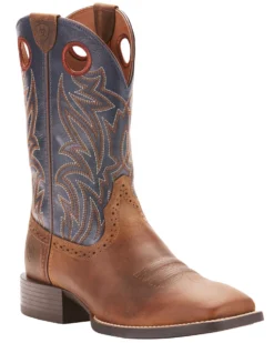 Ariat Men's Sidebet Western Performance Boots - Broad Square Toe 7 Ariat Men's Sidebet Western Performance Boots - Broad Square Toe -Men's Western Denim Store 2000240539 200 P1