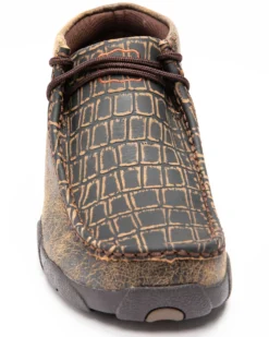 Twisted X Men's Caiman Print Driving Mocs - Moc Toe -Men's Western Denim Store 2000240922 200 P4