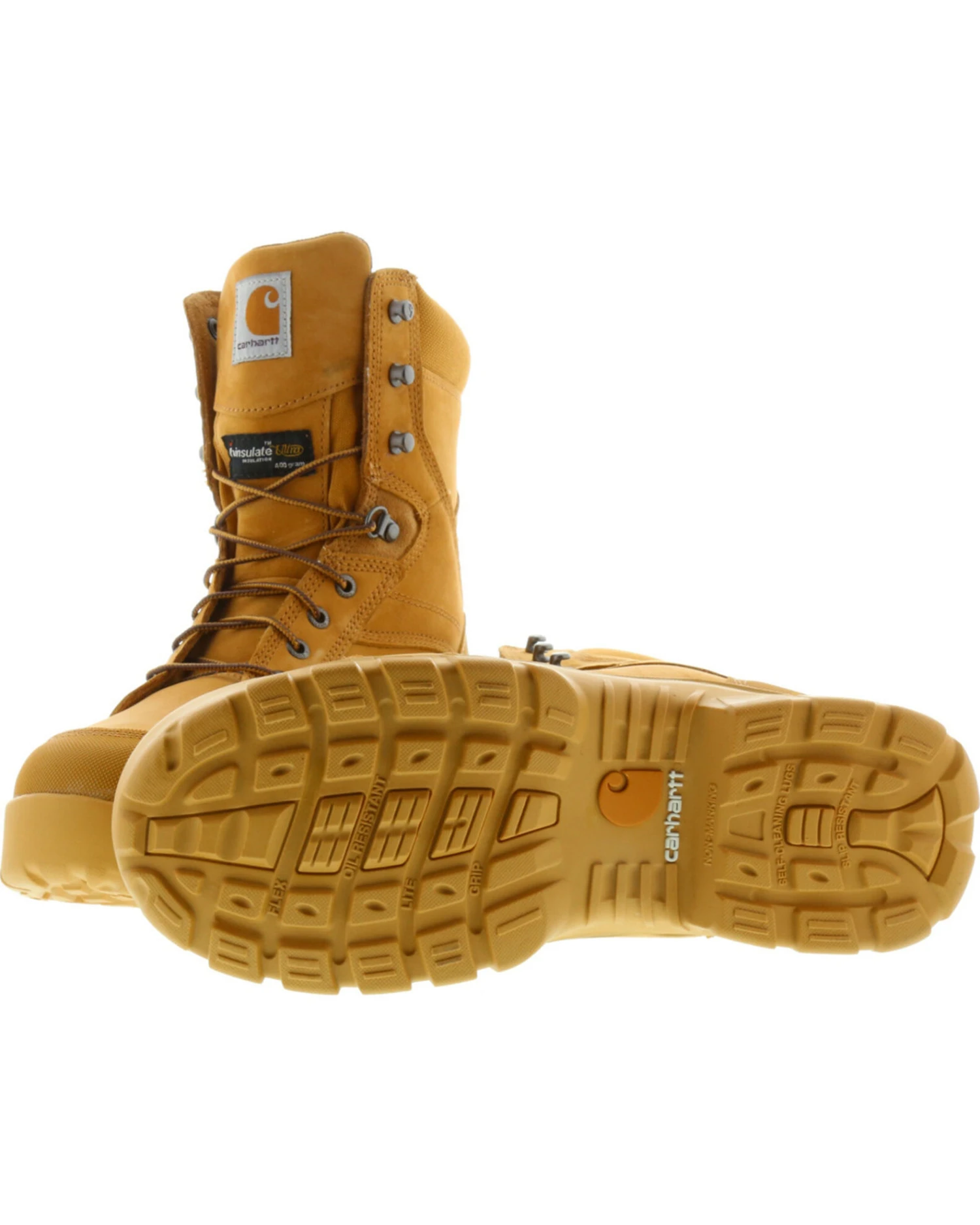 Carhartt Men's 8" Waterproof Insulated Rugged Flex Work Boots - Round Toe 1 Carhartt Men's 8" Waterproof Insulated Rugged Flex Work Boots - Round Toe