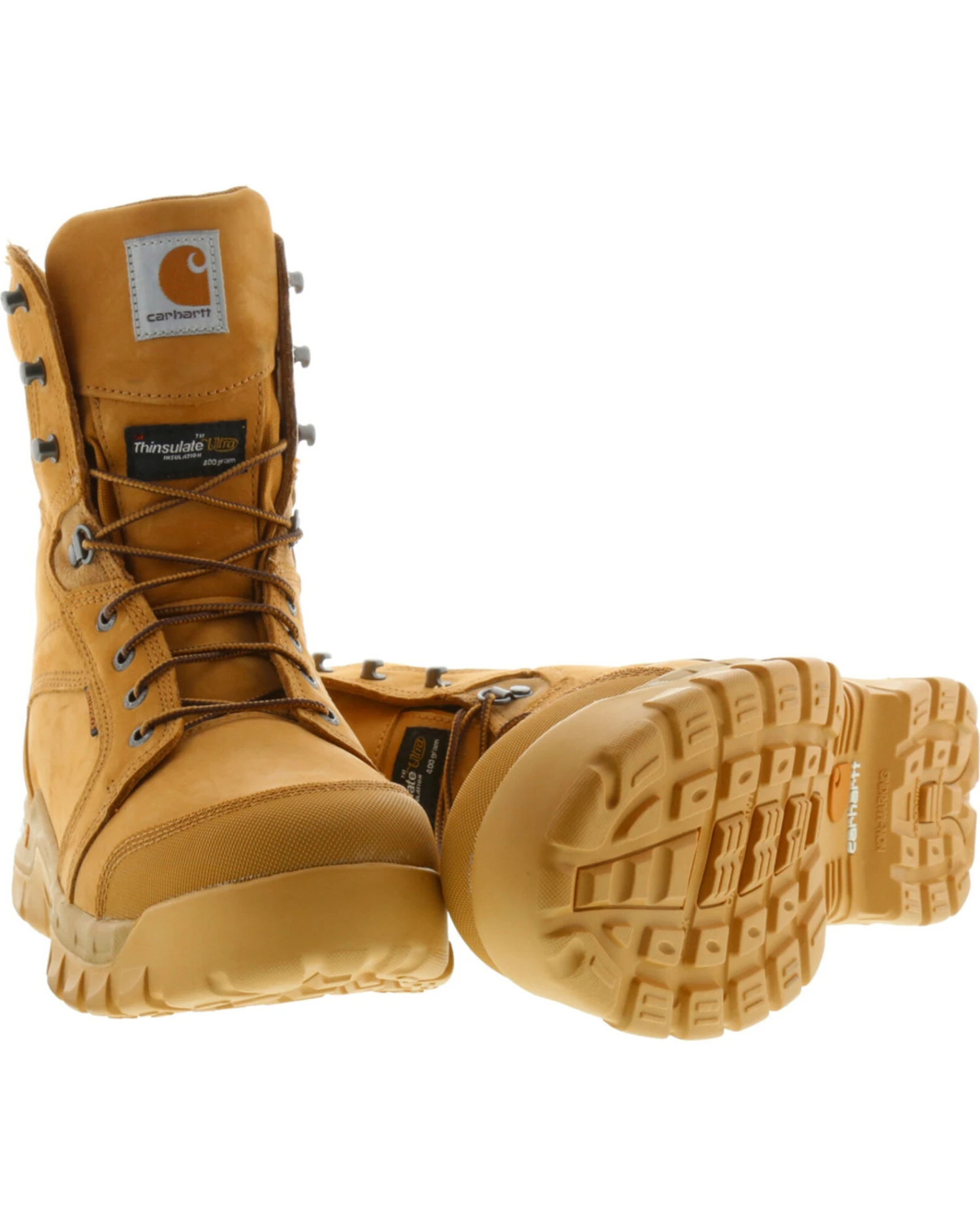 Carhartt Men's 8" Waterproof Insulated Rugged Flex Work Boots - Round Toe 5 Carhartt Men's 8" Waterproof Insulated Rugged Flex Work Boots - Round Toe - Image 5