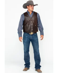 Outback Trading Co. Men's Wynard Button Pocket Vest -Men's Western Denim Store 2000244795 200 P6