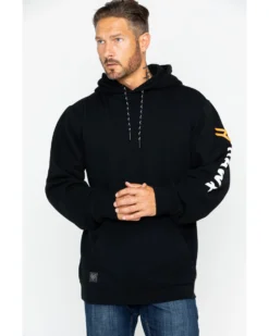 Hawx Men's Logo Sleeve Hooded Work Sweatshirt 9 Hawx Men's Logo Sleeve Hooded Work Sweatshirt -Men's Western Denim Store 2000250106 001 P1