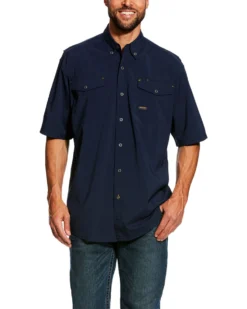 Ariat Men's Rebar Made Tough VentTEK Short Sleeve Work Shirt - Tall
