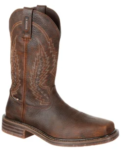 Rocky Men's Riverbend Waterproof Western Work Boots - Composite Toe -Men's Western Denim Store 2000273924 201 P1
