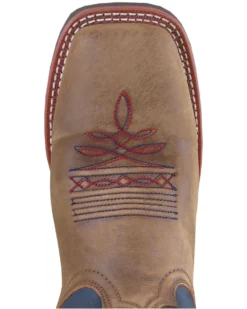 Smoky Mountain Men's Stars And Stripes Western Boots - Broad Square Toe