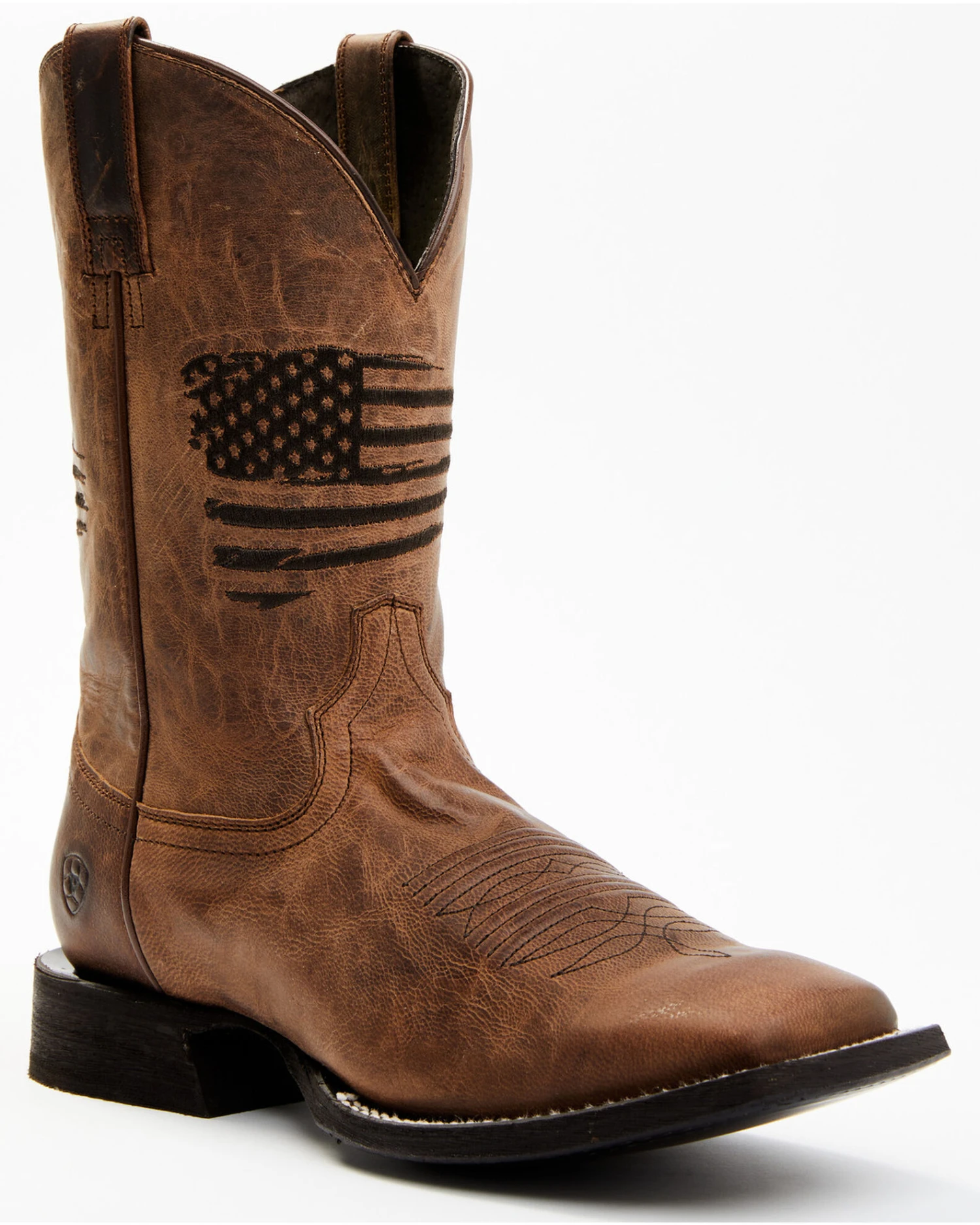 Ariat Men's Circuit Patriot Western Boots - Broad Square Toe 1 Ariat Men's Circuit Patriot Western Boots - Broad Square Toe