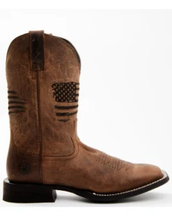 Ariat Men's Circuit Patriot Western Boots - Broad Square Toe 9 Ariat Men's Circuit Patriot Western Boots - Broad Square Toe -Men's Western Denim Store 2000281378 230 P2