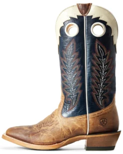 Ariat Men's Wildstock Real Deal Western Performance Boots - Broad Square Toe -Men's Western Denim Store 2000281387 200 P2