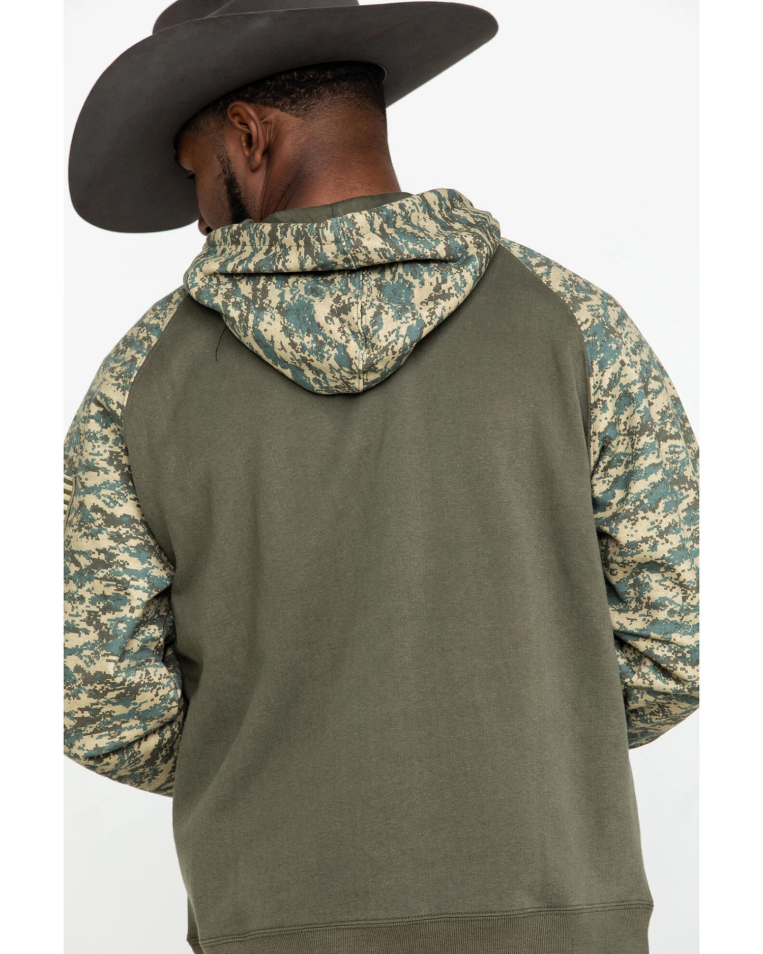 Ariat Men's Camo Patriot Hooded Sweatshirt 2 Ariat Men's Camo Patriot Hooded Sweatshirt - Image 2