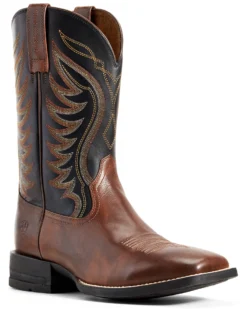 Ariat Men's Amos Hand Stained Western Boots - Square Toe -Men's Western Denim Store 2000281862 200 P1