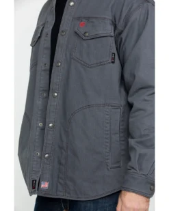 Ariat Men's FR Rig Shirt Work Jacket -Men's Western Denim Store 2000281991 020 P4