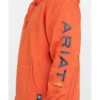 Ariat Men's Volcanic Heather Rebar Graphic Hooded Work Sweatshirt