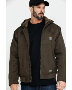 Ariat Men's Rebar Dura Canvas Zip-Front Work Jacket - Big & Tall -Men's Western Denim Store 2000282158 342 P1