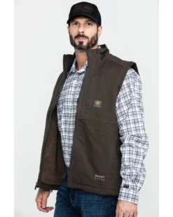 Ariat Men's Rebar Duracanvas Work Vest - Big & Tall -Men's Western Denim Store 2000282161 342 P3