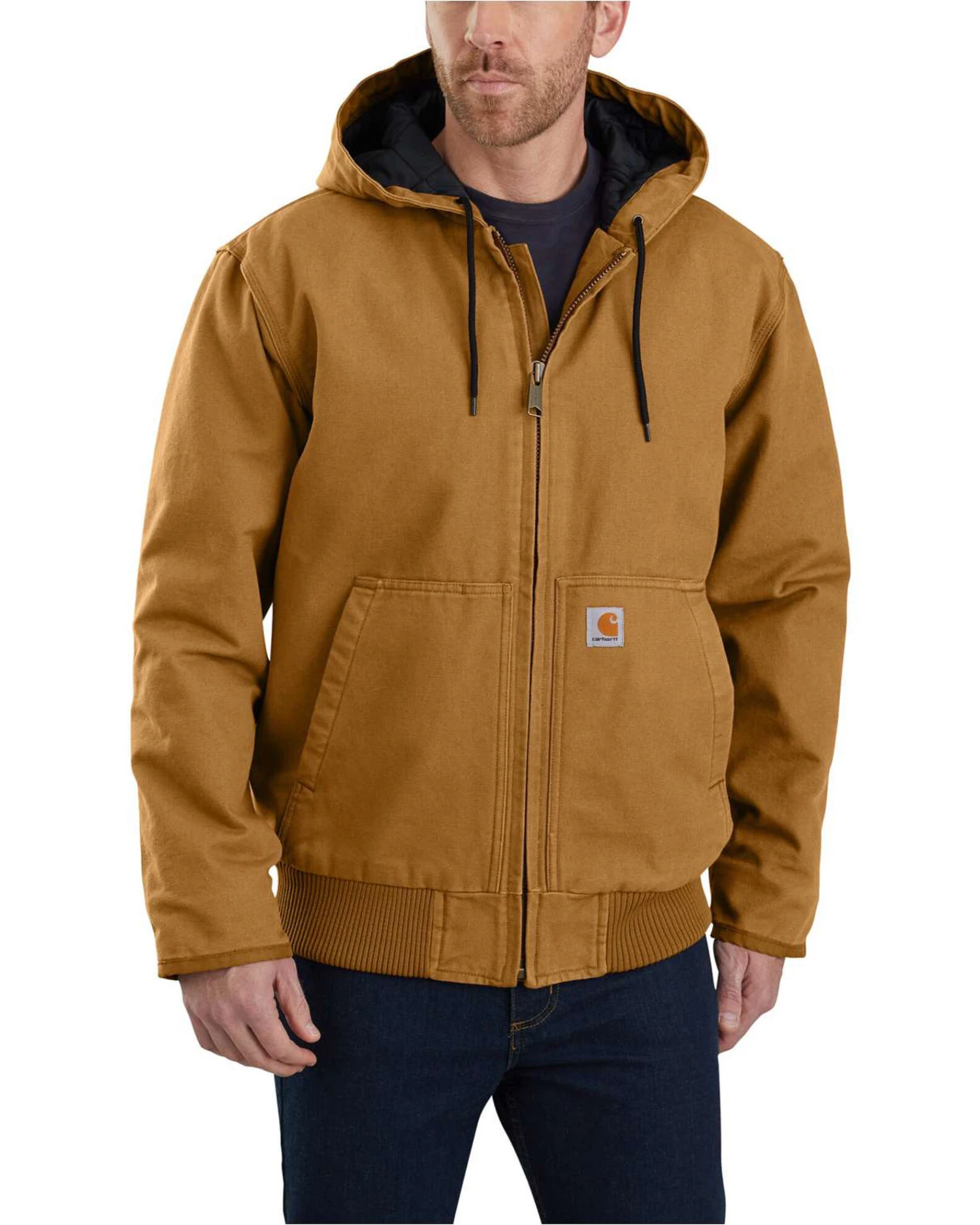 Carhartt Men's Lined M 130 Active Work Jacket 5 Carhartt Men's Lined M 130 Active Work Jacket - Image 5